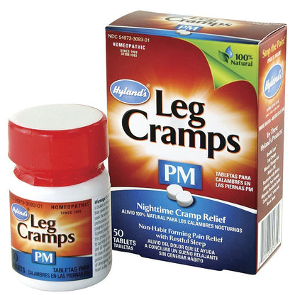 Hyland's Leg Cramps PM Tablets, 50 Count (Pack of 2) - dailyvitalstore