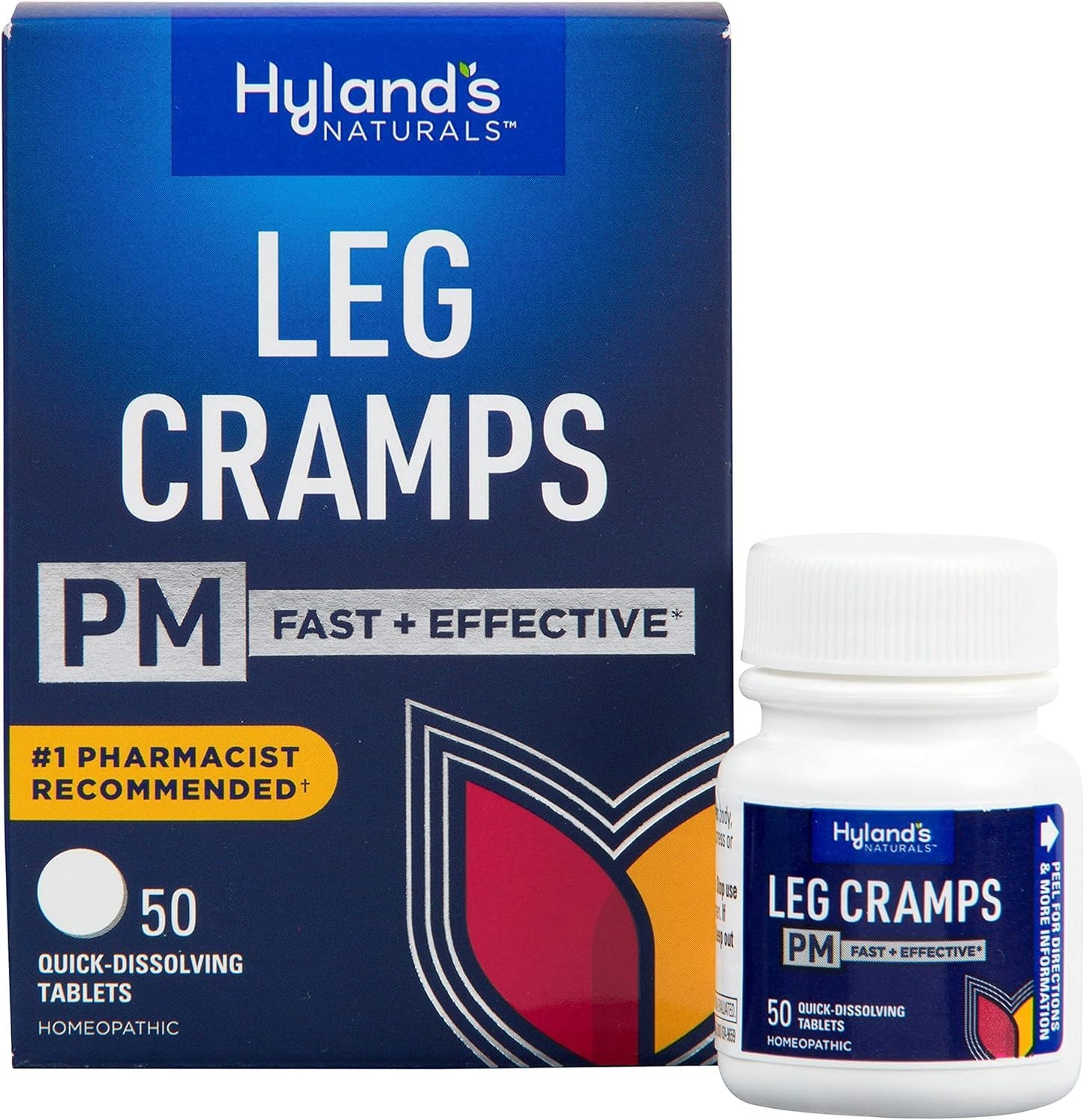 Hyland's Leg Cramps PM With Quinine Tablets 50 ea ( Pack of 6) - dailyvitalstore