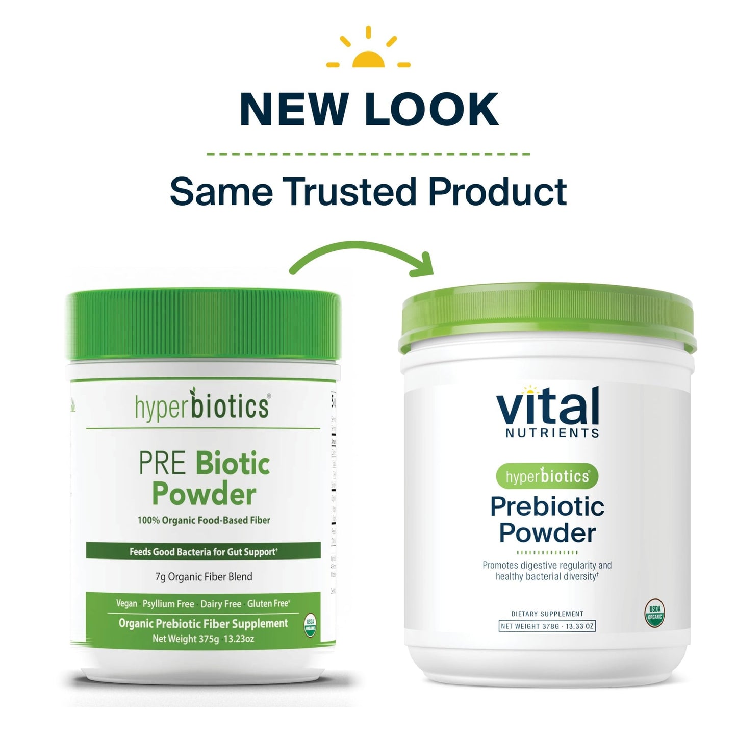 Hyperbiotics Vital Nutrients Organic Prebiotic Fiber Powder | Supports Gut Health and Digestive Regularity | Soluble Fiber Supplement for Women and Men - dailyvitalstore