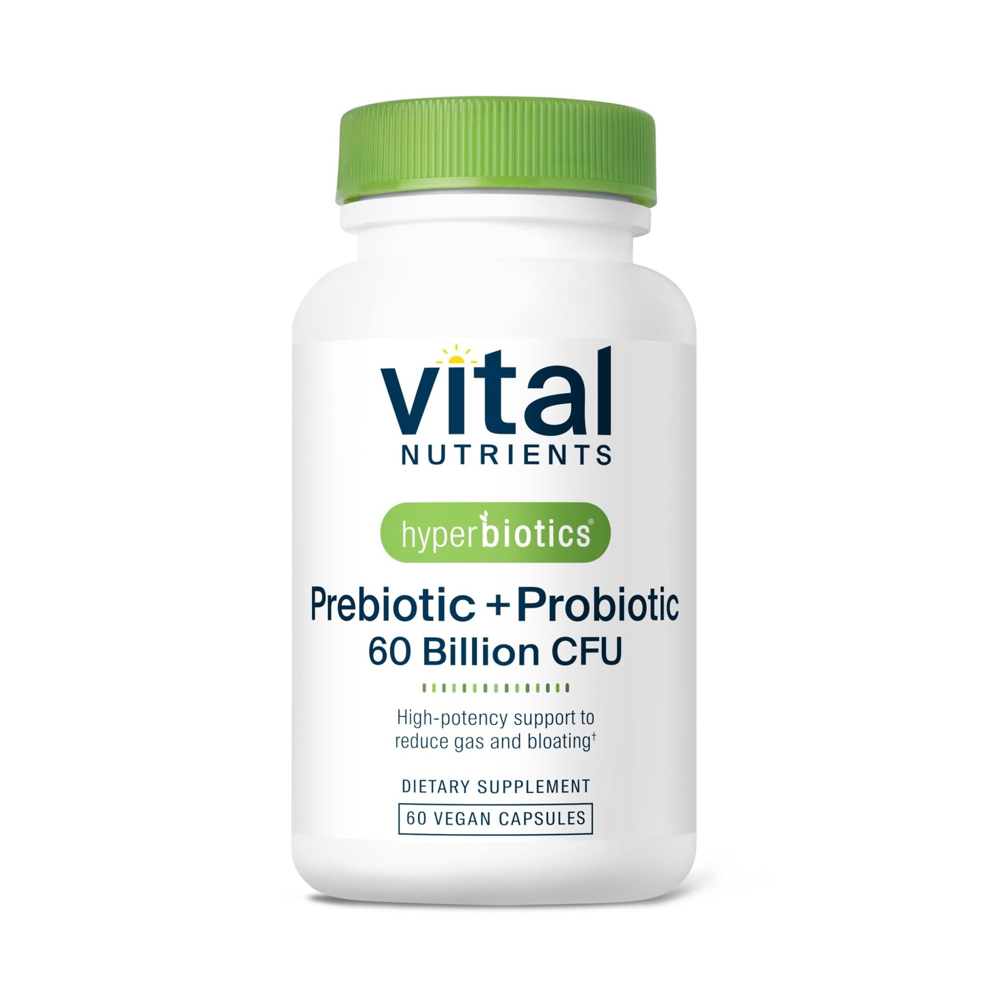 Hyperbiotics Vital Nutrients Prebiotic and Probiotic for Women and Men | 60 Billion CFU | Pre and Probiotics Supports Digestive Health, Constipation, - dailyvitalstore