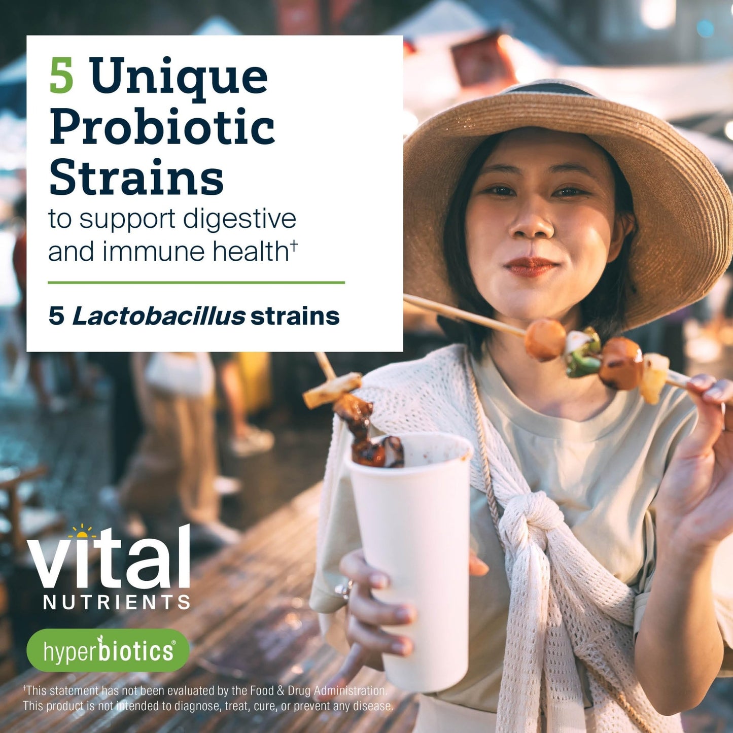 Hyperbiotics Vital Nutrients Prebiotic and Probiotic for Women and Men | 60 Billion CFU | Pre and Probiotics Supports Digestive Health, Constipation, Diarrhea, - dailyvitalstore