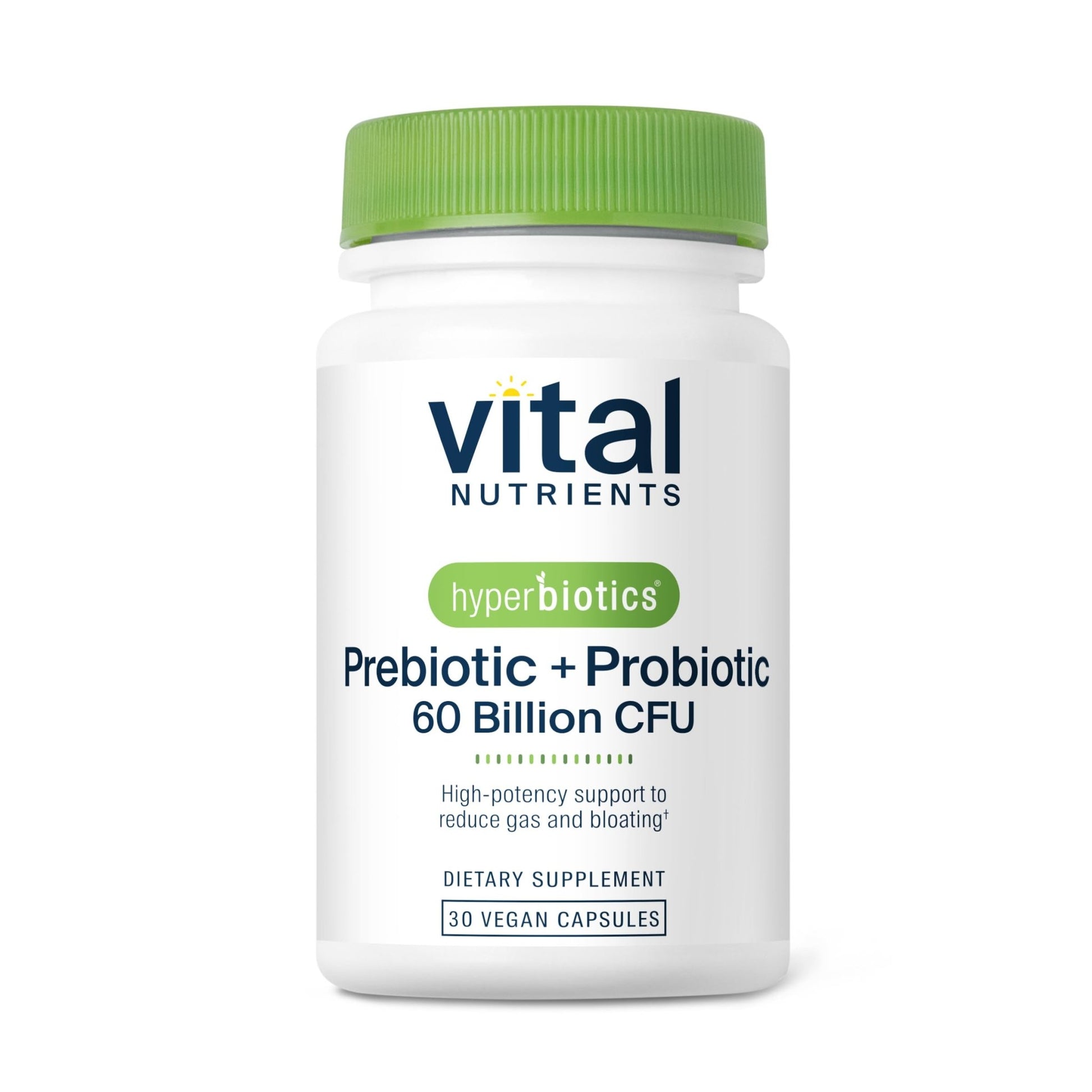 Hyperbiotics Vital Nutrients Prebiotic and Probiotic for Women and Men | 60 Billion CFU | Pre and Probiotics Supports Digestive Health, Constipation, Diarrhea, - dailyvitalstore