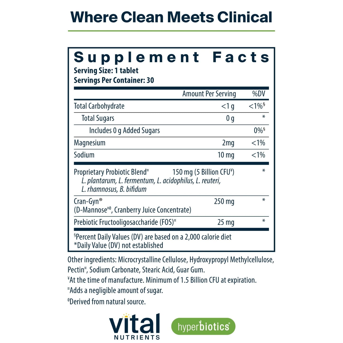 Hyperbiotics Vital Nutrients Pro Women Probiotics for Women | Vaginal Probiotics for PH Balance | Oral Probiotic for Vaginal Health and Urinary Tract Health | 6 Targeted Strains | 30 Vegan Tablets - dailyvitalstore