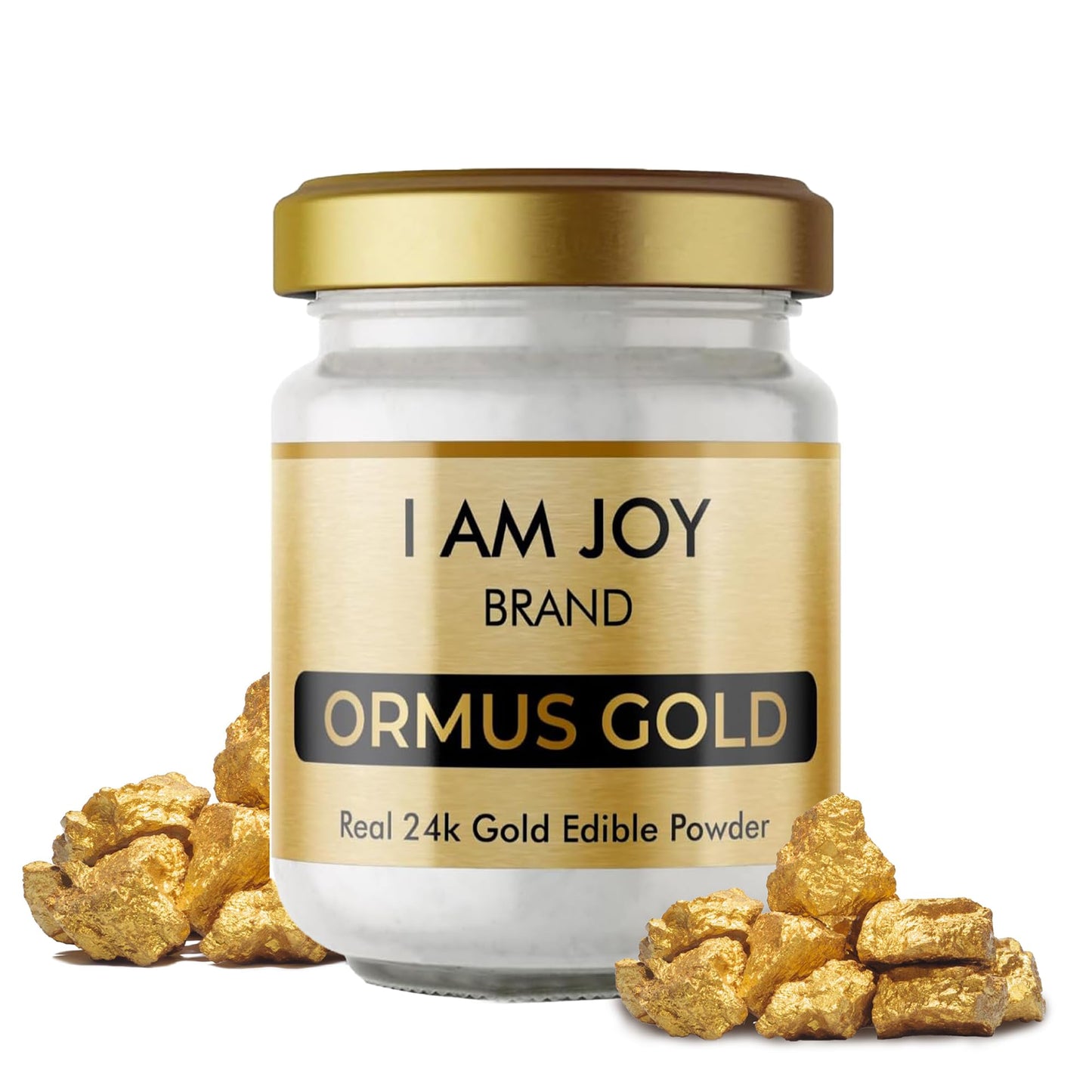 I Am Joy co. Pure Ormus White Gold Powder Monoatomic M-State 24k 99.99% | No Plastic, No Lye, No Dyes, No Fillers | 22 Grams - dailyvitalstore