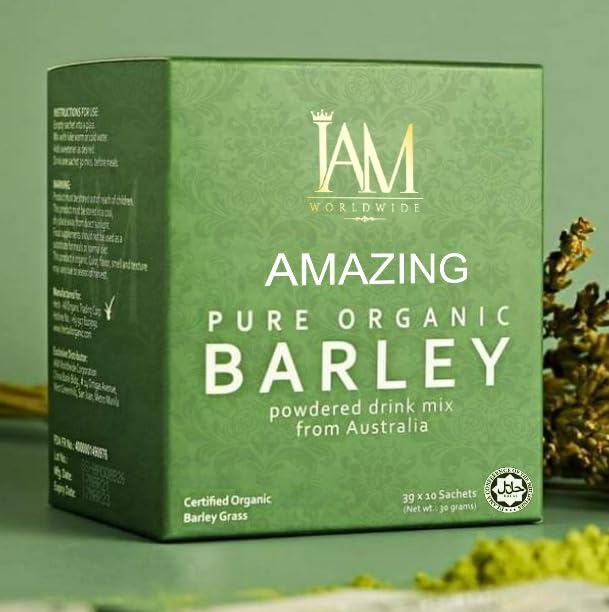 IAM Amazing Pure Organic Barley Powder Drink Barley Green Natural Blend - dailyvitalstore