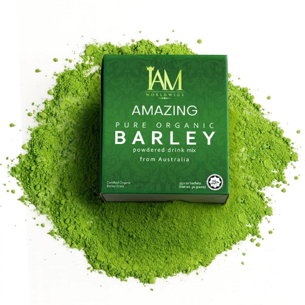IAM Amazing Pure Organic Barley Powder Drink Barley Green Natural Blend - dailyvitalstore