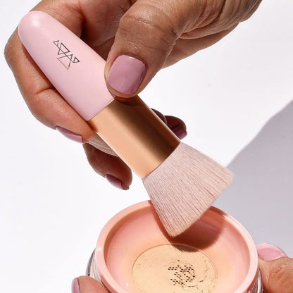 Iconic Flat Blending Brush - The Good Mineral | Best Brush for Loose Powder | Vegan - dailyvitalstore
