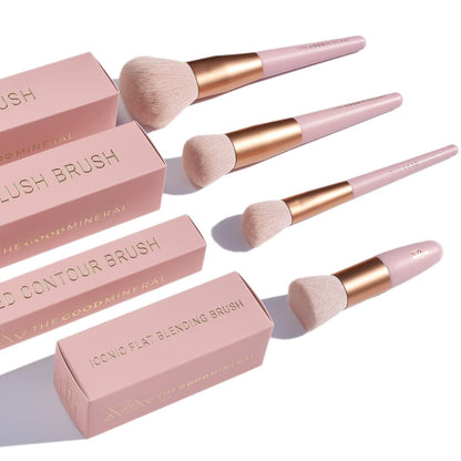 Iconic Flat Blending Brush - The Good Mineral | Best Brush for Loose Powder | Vegan - dailyvitalstore