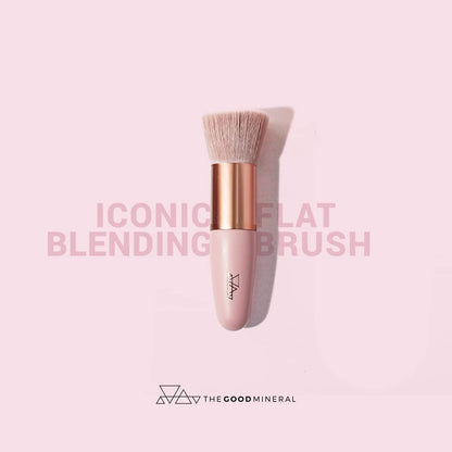 Iconic Flat Blending Brush - The Good Mineral | Best Brush for Loose Powder | Vegan - dailyvitalstore
