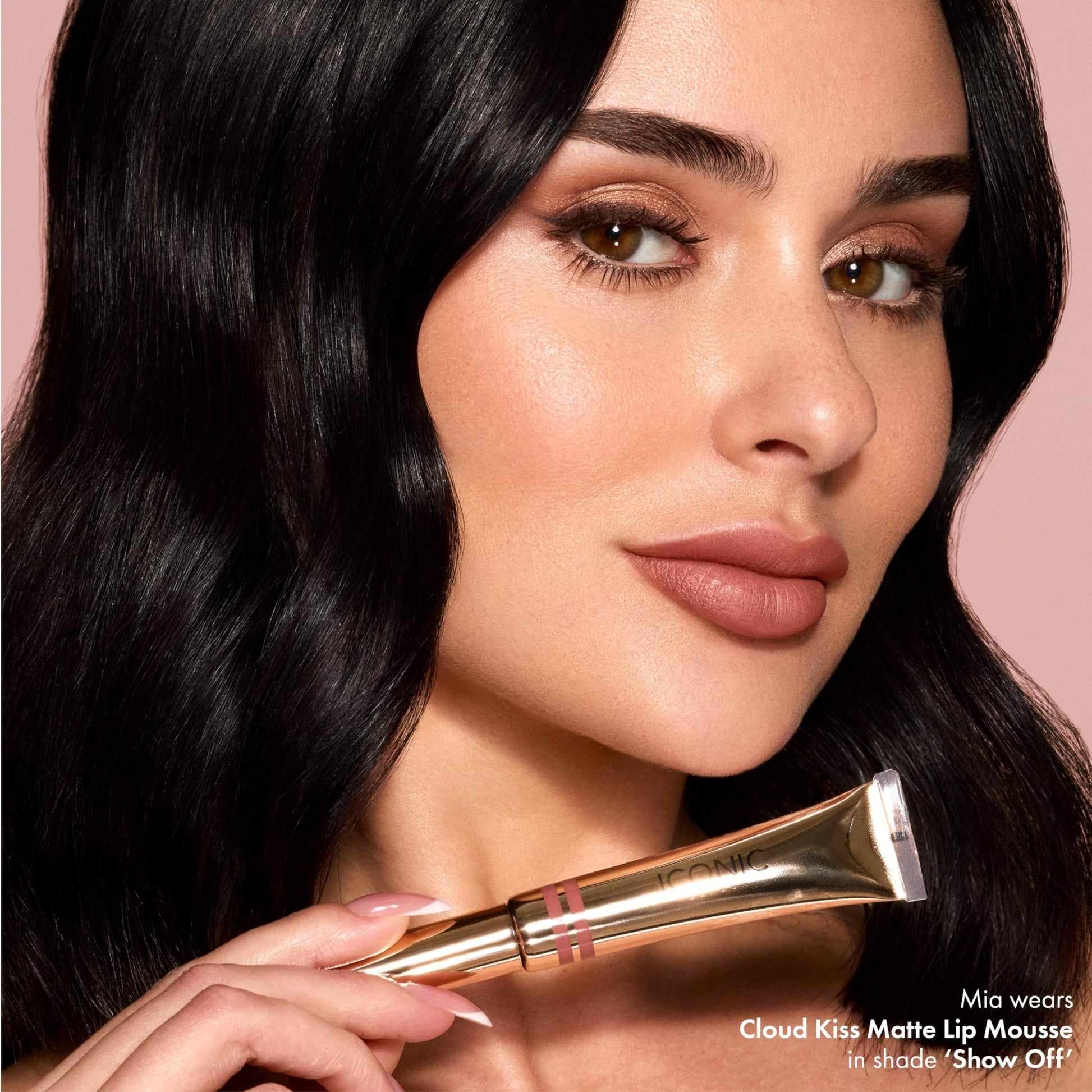 ICONIC LONDON Cloud Kiss Matte Lip Mousse | Matte Liquid Lip Colour, Cruelty-Free, Vegan Makeup, Show Off - dailyvitalstore