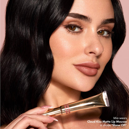 ICONIC LONDON Cloud Kiss Matte Lip Mousse | Matte Liquid Lip Colour, Cruelty-Free, Vegan Makeup, Show Off - dailyvitalstore