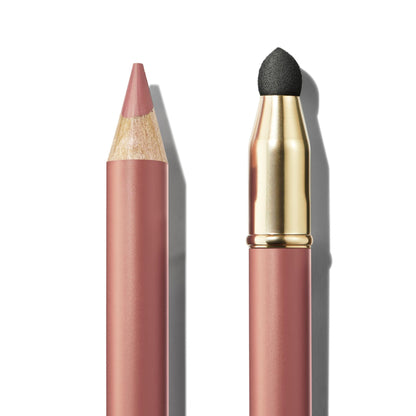 ICONIC LONDON Fuller Pout Sculpting Lip Liner | Blendable, Dual Ended Lip Liner with Creamy Colour and Lip Sponge for Buffing, Cruelty-Free, Vegan Makeup (Sister Sister) 0.036 Oz - dailyvitalstore