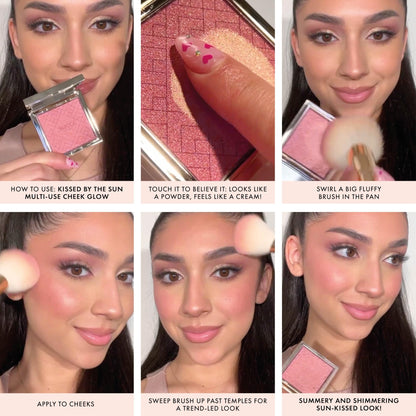 ICONIC LONDON Kissed by the Sun | Multi-Use Blush, Bronzer, & Highlighter, For All Skin Types, Cruelty-Free, Vegan Makeup, (Hot Stuff) 0.17 oz - dailyvitalstore
