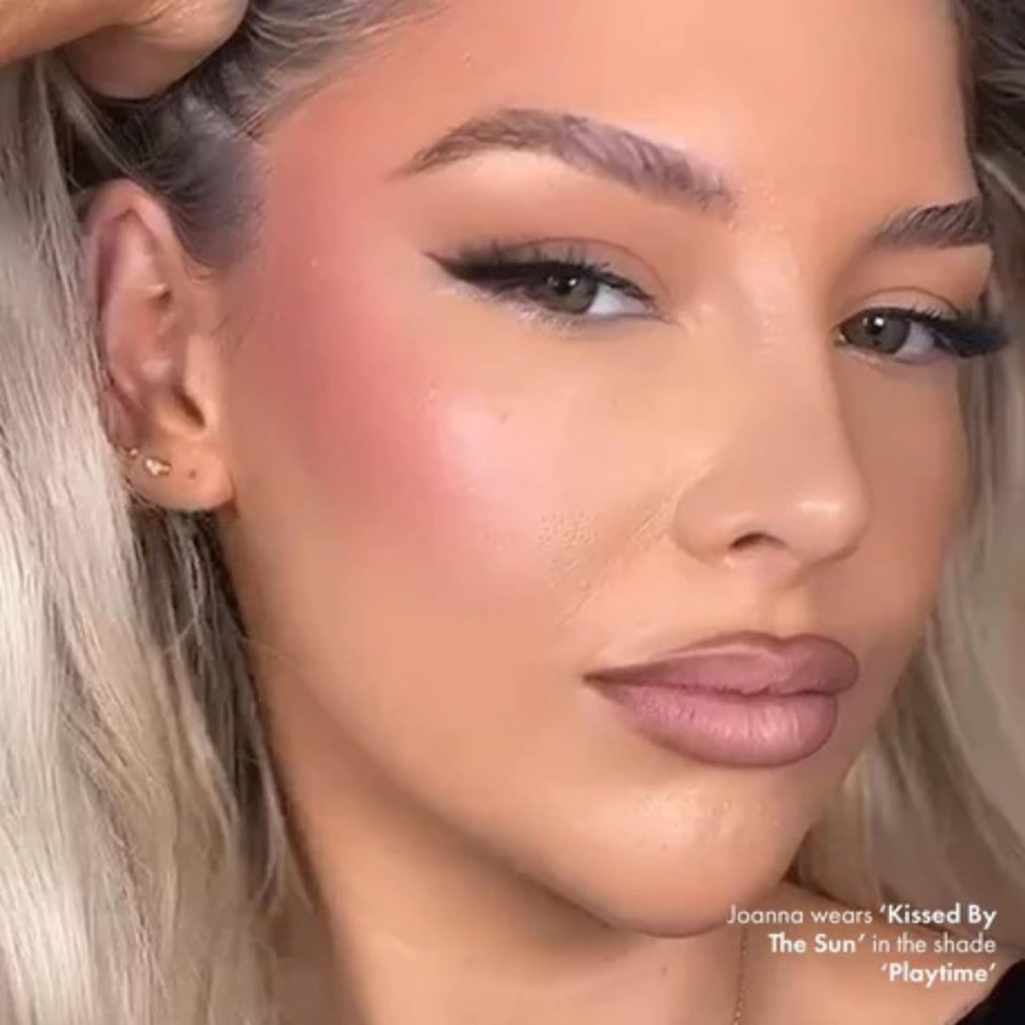 ICONIC LONDON Kissed by the Sun | Multi-Use Blush, Bronzer, & Highlighter, For All Skin Types, Cruelty-Free, Vegan Makeup, (Play Time) 0.17 oz - dailyvitalstore