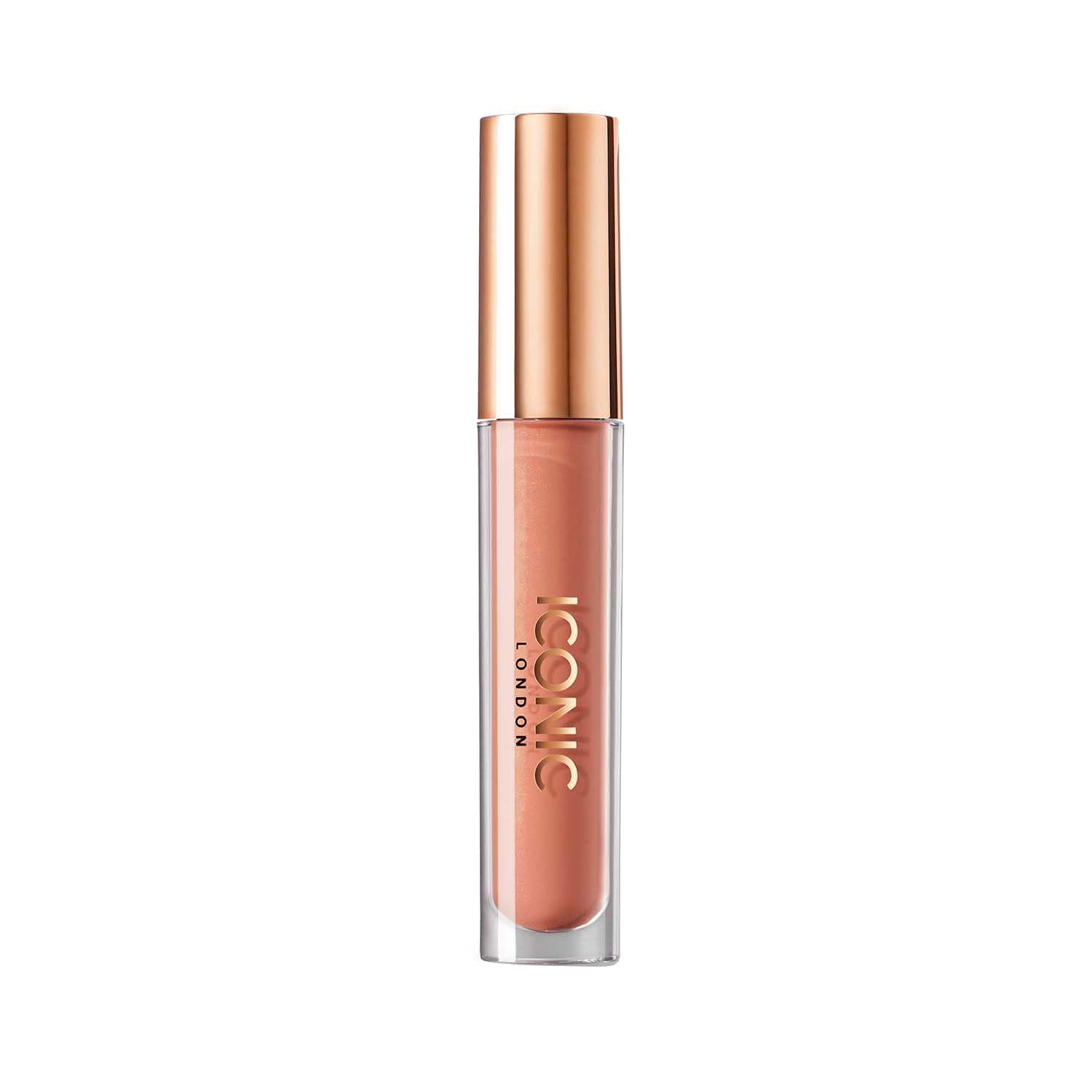 ICONIC LONDON Lip Pumping Gloss | High-Shine, Non Sticky, Lip Gloss infused with Biomimetic Peptide for Voluminous Looking Lips, Cruelty Free, Vegan Makeup, 0.16 Fl oz - dailyvitalstore