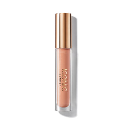 ICONIC LONDON Lip Pumping Gloss | High-Shine, Non Sticky, Lip Gloss infused with Biomimetic Peptide for Voluminous Looking Lips, Cruelty Free, Vegan Makeup, 0.16 Fl oz - dailyvitalstore