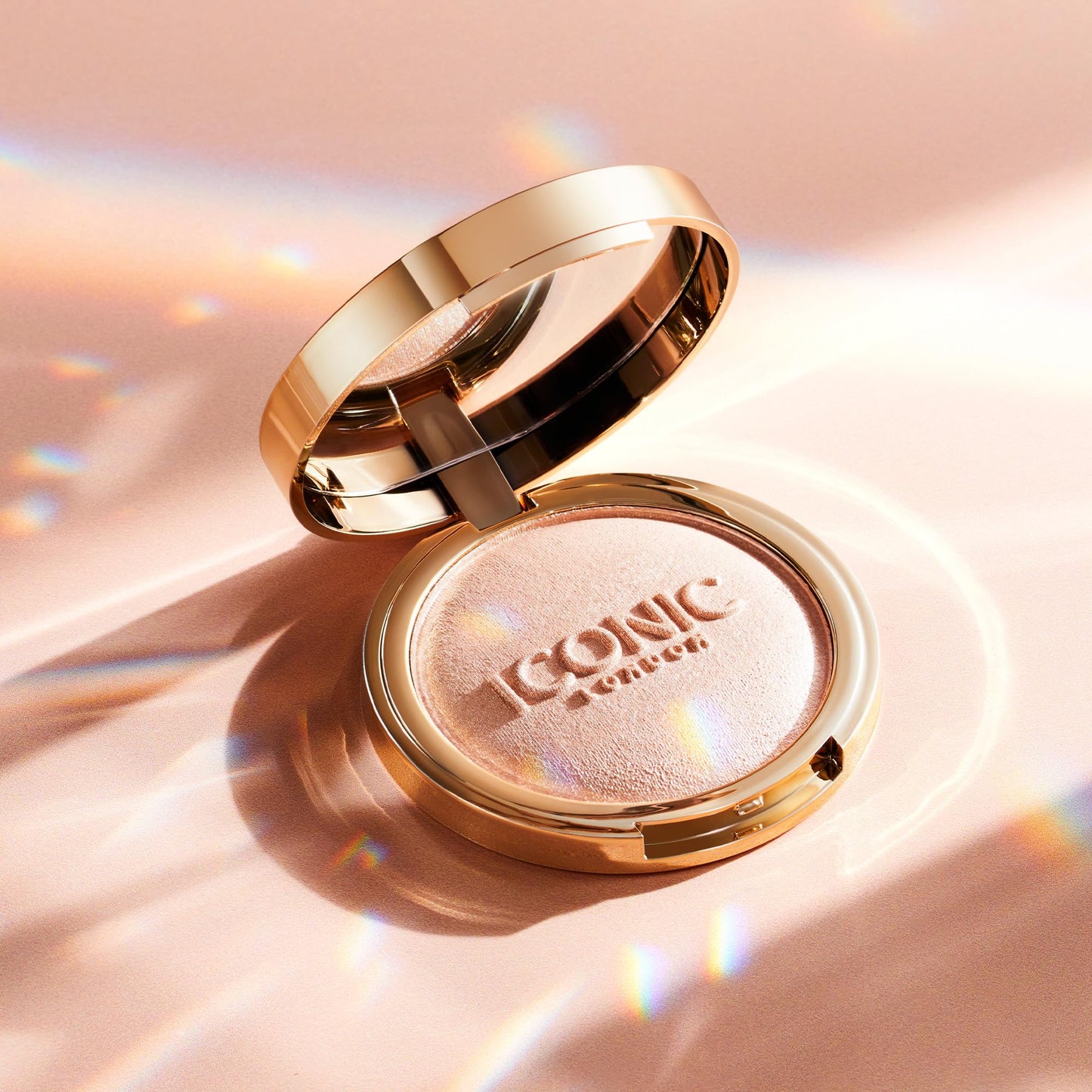 ICONIC LONDON Lit and Luminous Baked Highlighter | Pressed Powder Highlighter for a Radiant Glow, Cruelty-Free, Vegan Makeup, 0.56 oz - dailyvitalstore