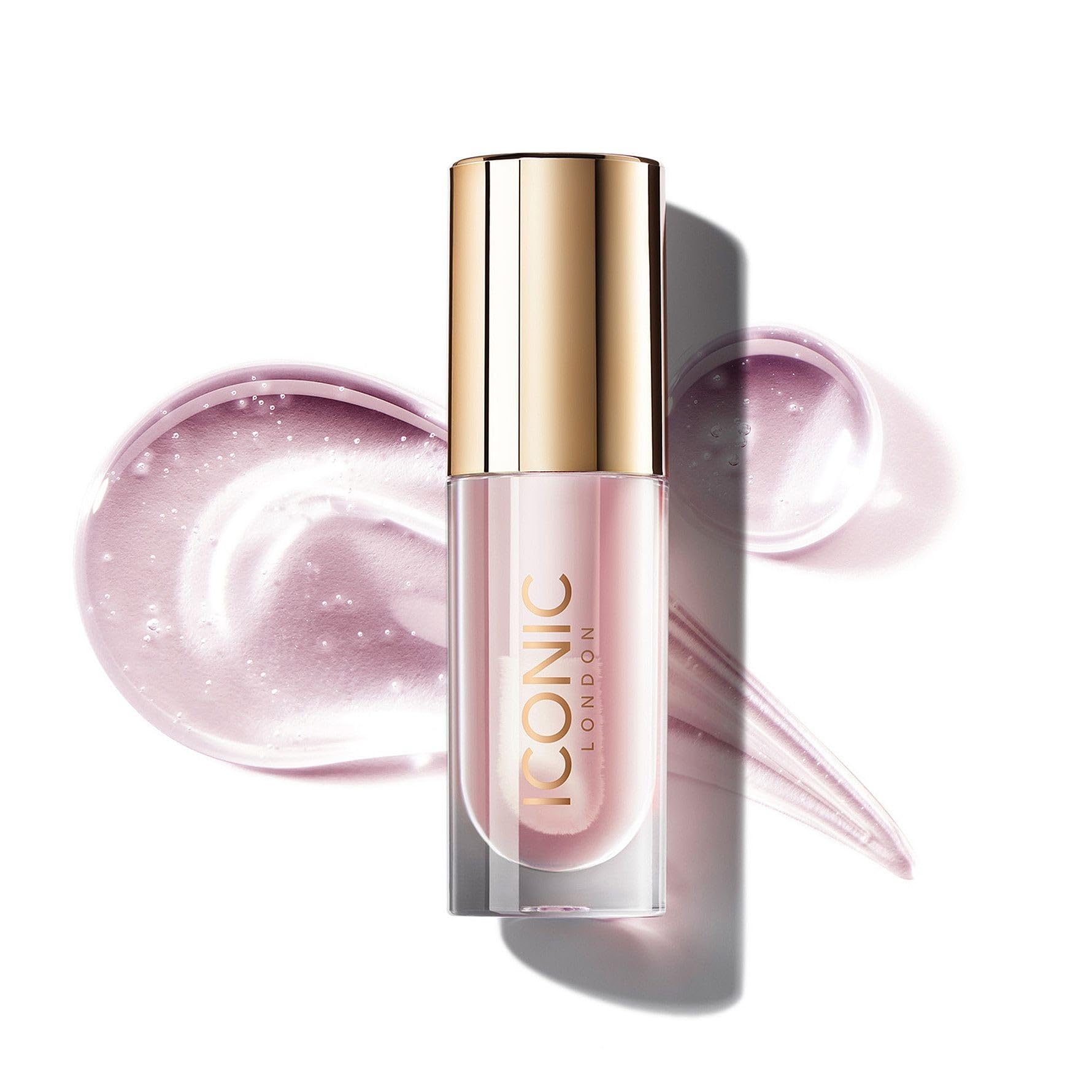 ICONIC LONDON Lustre Lip Oil | Non Sticky, Moisturizing and High Shine Lip Oil, Containing Vitamin C and Hyaluronic Acid, Cruelty Free, Vegan Makeup, Sugar Mama (Pink), 6 mL/ 0.2 Fl Oz - dailyvitalstore