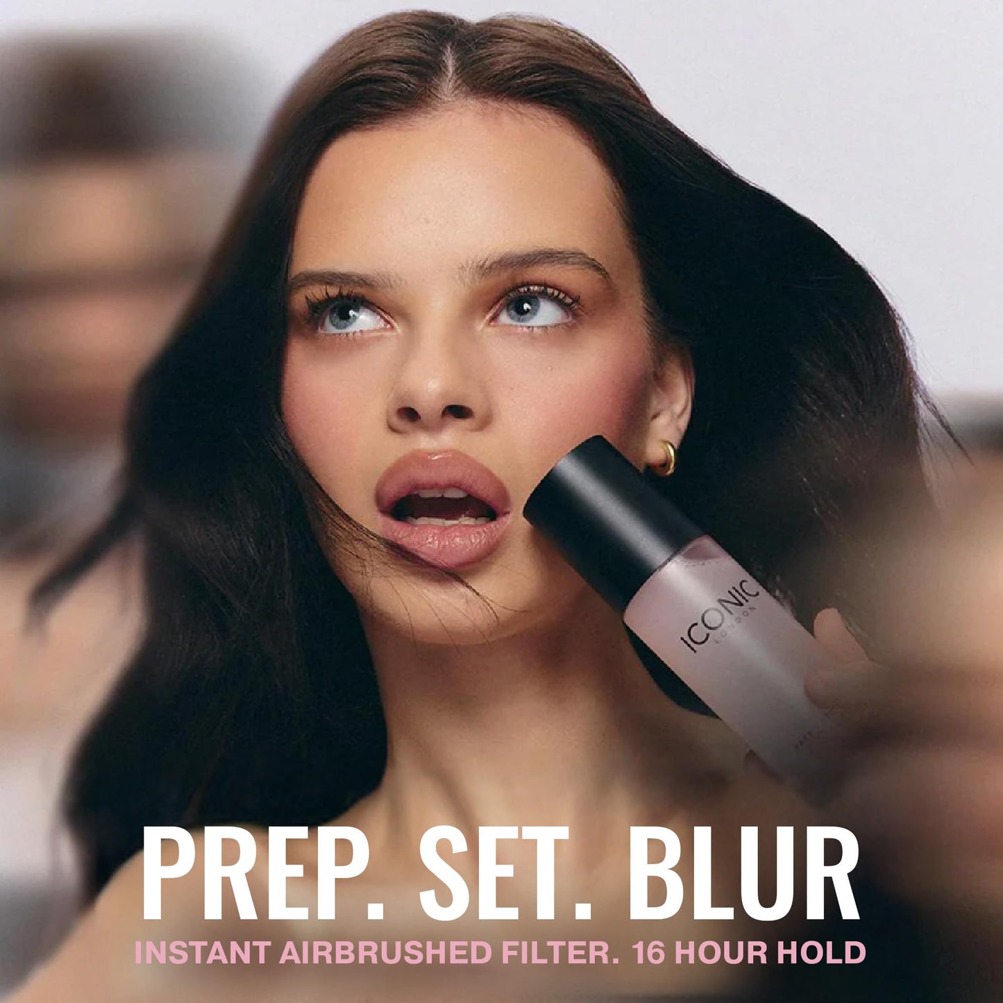 ICONIC LONDON Prep Set Blur Setting Spray | Makeup Fixing Spray, Blurs Imperfections and Gives Skin a Radiant Glow, Vegan Makeup, 120 mL / 4.05 Fl Oz. - dailyvitalstore