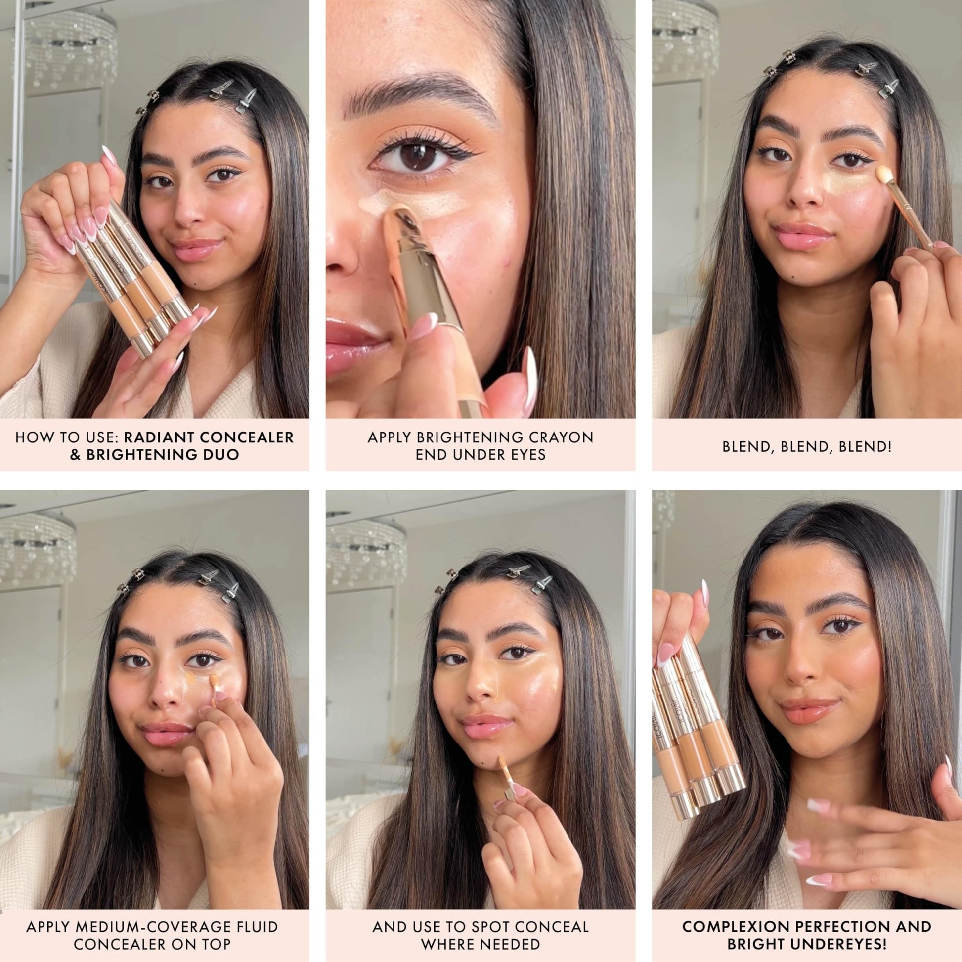 ICONIC LONDON Radiant Concealer & Brightening Duo | Creamy Liquid + Brightening Crayon Dual Ended Concealer, Cruelty Free, Vegan Makeup (Neutral Fair) 0.08 oz - dailyvitalstore
