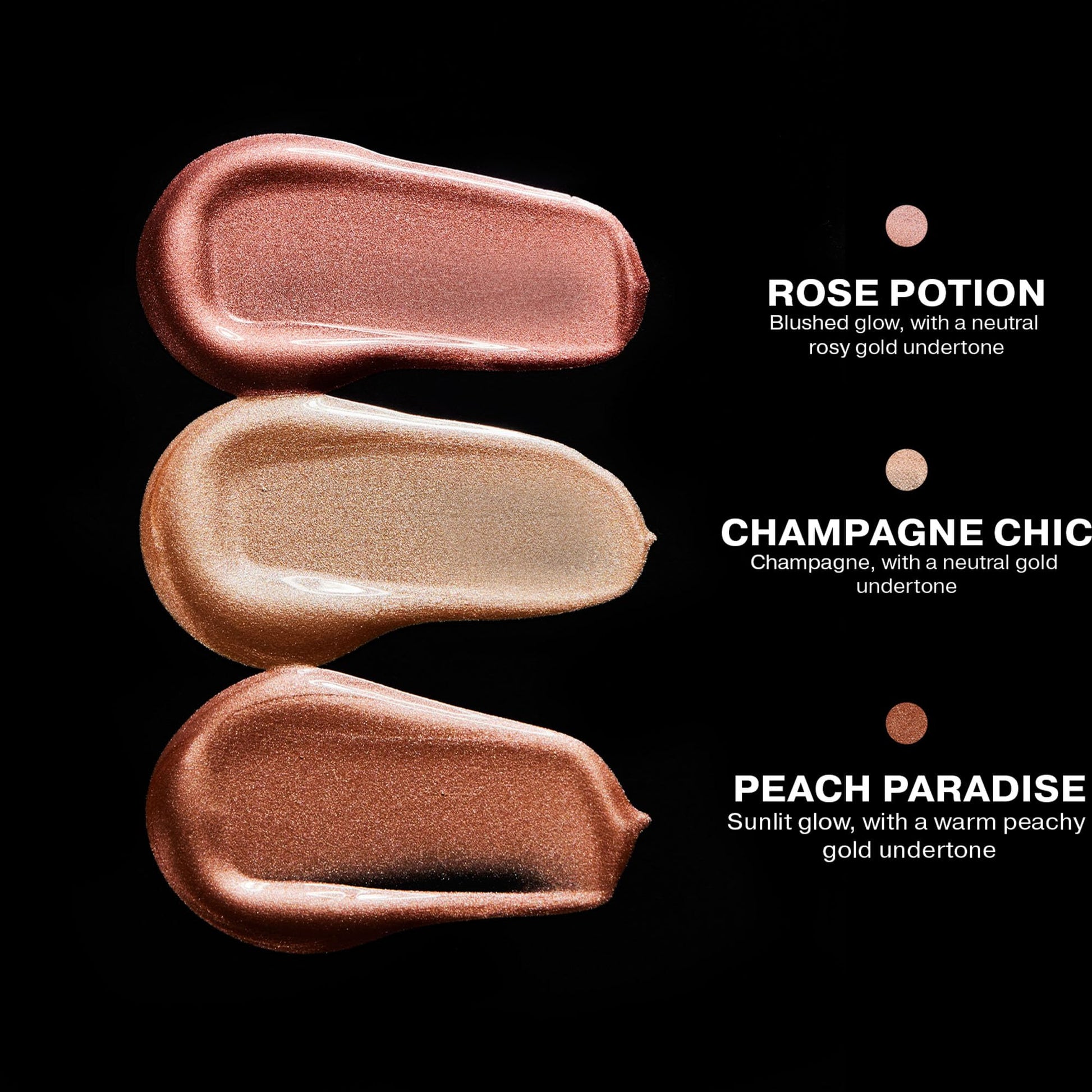 ICONIC LONDON Rollaway Glow | Liquid Highlighter for a Radiant Glow, Cruelty-Free, Vegan Makeup (Champagne Chic) 0.27 Fl oz - dailyvitalstore
