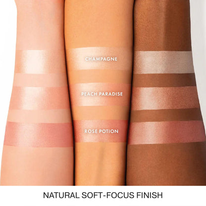 ICONIC LONDON Rollaway Glow | Liquid Highlighter for a Radiant Glow, Cruelty-Free, Vegan Makeup (Champagne Chic) 0.27 Fl oz - dailyvitalstore