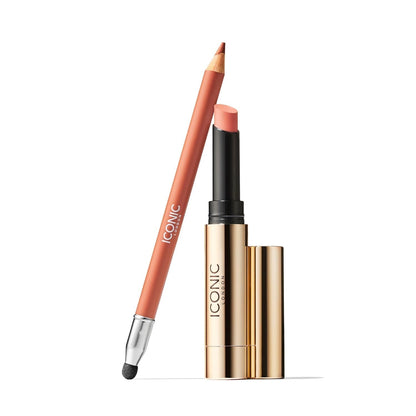 ICONIC LONDON Sealed with a Kiss Gift Set | Includes Melting Touch Lip Balm (Undone) and Fuller Pout Sculpting - dailyvitalstore