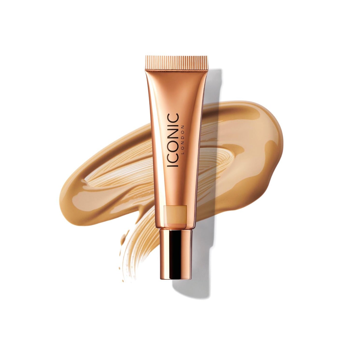 ICONIC LONDON Sheer Bronze | Lightweight Liquid Buildable Bronzer, Cruelty Free, Vegan Makeup, (Beach Vibes) 0.42 Fl oz - dailyvitalstore