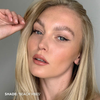 ICONIC LONDON Sheer Bronze | Lightweight Liquid Buildable Bronzer, Cruelty Free, Vegan Makeup, (Beach Vibes) 0.42 Fl oz - dailyvitalstore