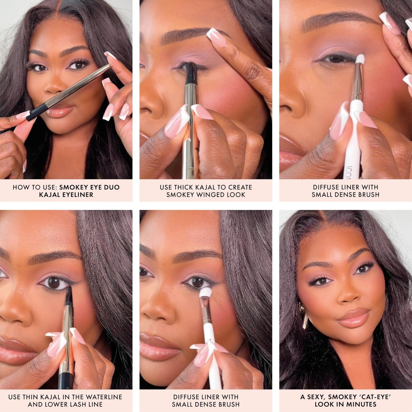 ICONIC LONDON Smokey Eye Duo Eyeliner | Creamy, Easy to Blend 2-in-1 Eyeliner Crayon, Water Resistant, Cruelty Free, Vegan Makeup (Spiced Plum) 0.027 oz - dailyvitalstore