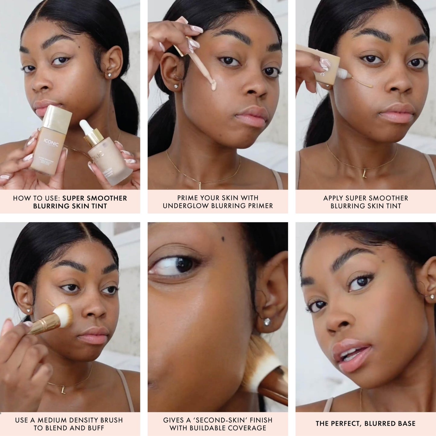 ICONIC LONDON Super Smoother Blurring Skin Tint | Light to Medium Coverage, Hydrating, Ultra-Lightweight Tinted Moisturizer, Cruelty-Free, Vegan Makeup (Cool Light) 30 mL / 1.01 Fl Oz. - dailyvitalstore