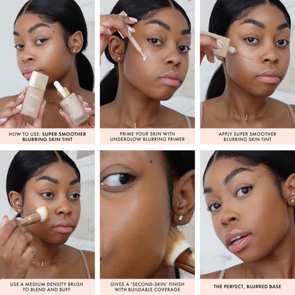 ICONIC LONDON Super Smoother Blurring Skin Tint | Light to Medium Coverage, Hydrating, Ultra-Lightweight Tinted Moisturizer, Cruelty-Free, Vegan Makeup (Cool Light) 30 mL / 1.01 Fl Oz. - dailyvitalstore