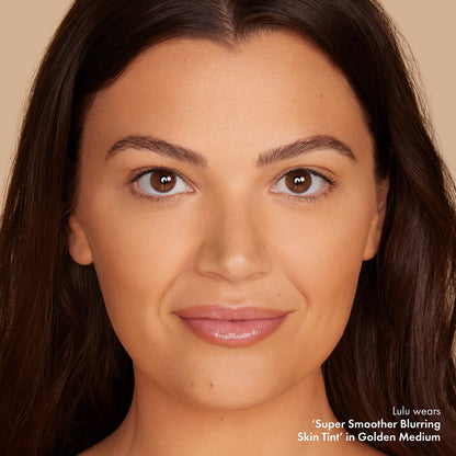 ICONIC LONDON Super Smoother Blurring Skin Tint | Light to Medium Coverage, Hydrating, Ultra-Lightweight Tinted Moisturizer, Cruelty-Free, Vegan Makeup (Golden Medium) 1.01 Fl oz - dailyvitalstore
