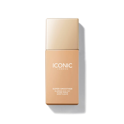 ICONIC LONDON Super Smoother Blurring Skin Tint | Light to Medium Coverage, Hydrating, Ultra-Lightweight Tinted Moisturizer, Cruelty-Free, Vegan Makeup (Neutral Light) 1.01 Fl oz - dailyvitalstore
