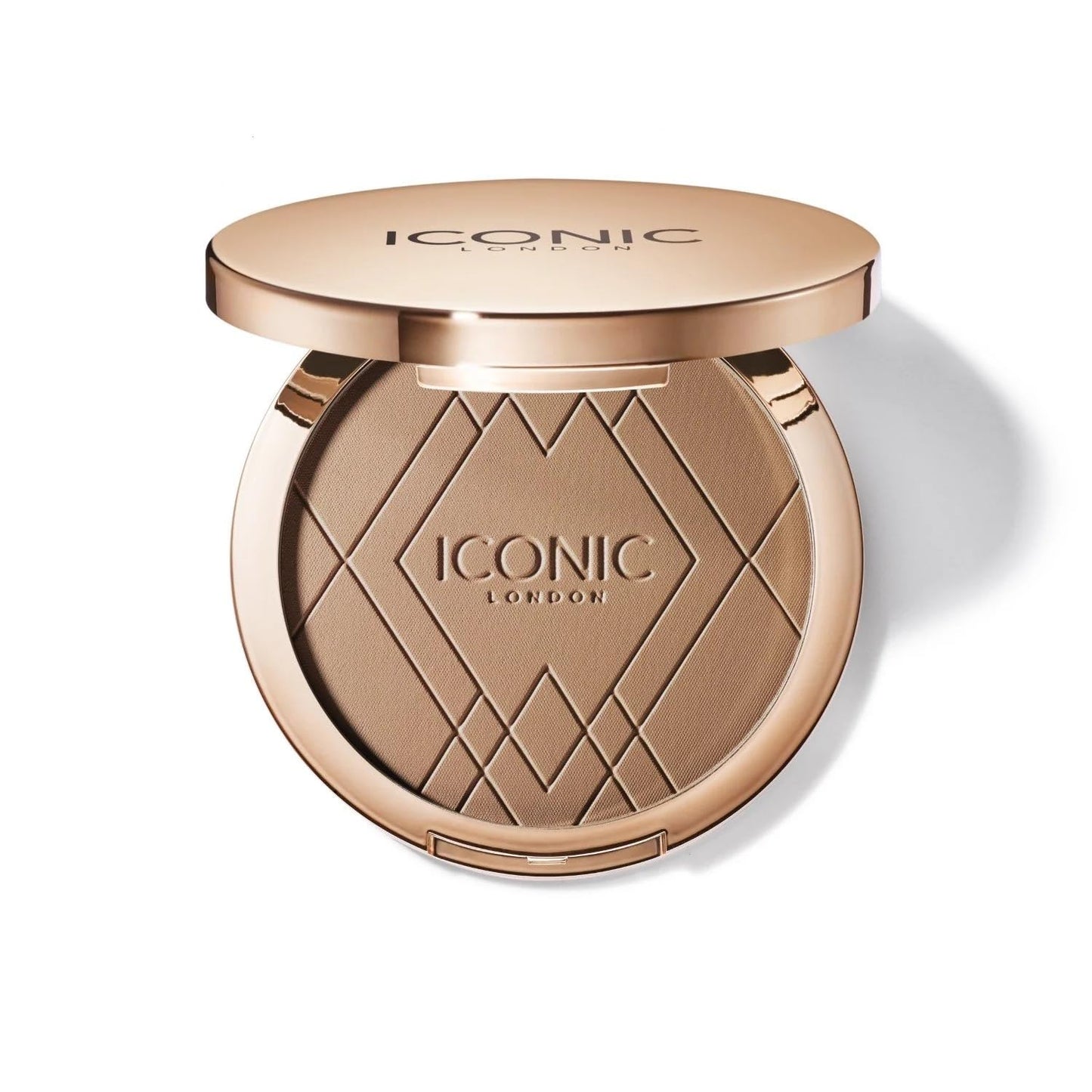 ICONIC LONDON Ultimate Bronzing Powder | Silky Powder, Flawless Matte Finish Bronzer Cruelty-Free, Vegan Makeup, (Medium Bronze) 0.59 oz - dailyvitalstore