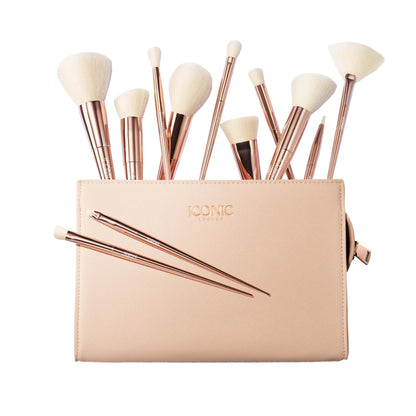 ICONIC LONDON Ultimate Brush Set | 12 Piece Makeup Brush Set - dailyvitalstore