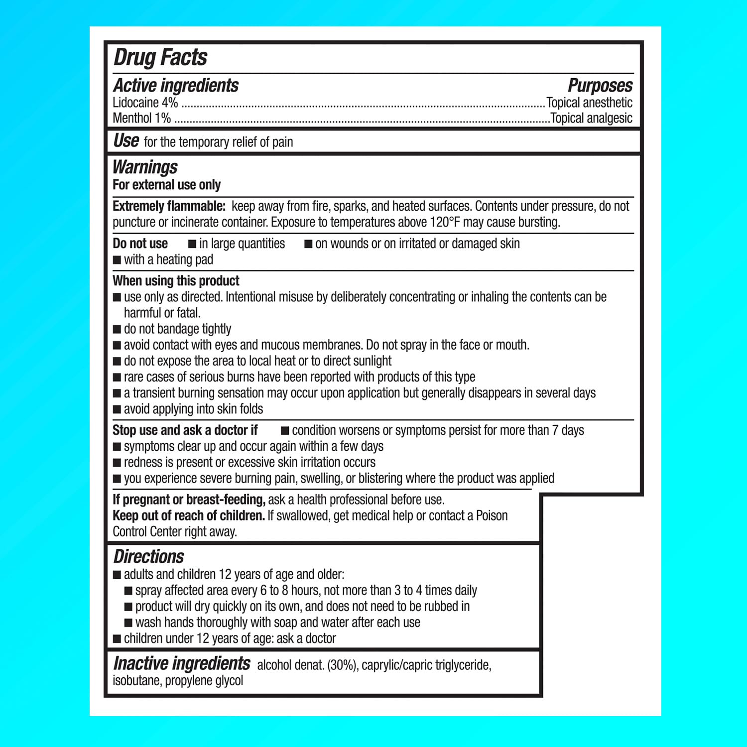 Icy Hot Lidocaine Pain Relief Dry Spray, Numb Aggravated Nerves with Max Strength Lidocaine 4% and Menthol 1%, Fast-Acting Pain Relief for Minor Pain, Backaches, Sprains and Strains, 4 oz - dailyvitalstore