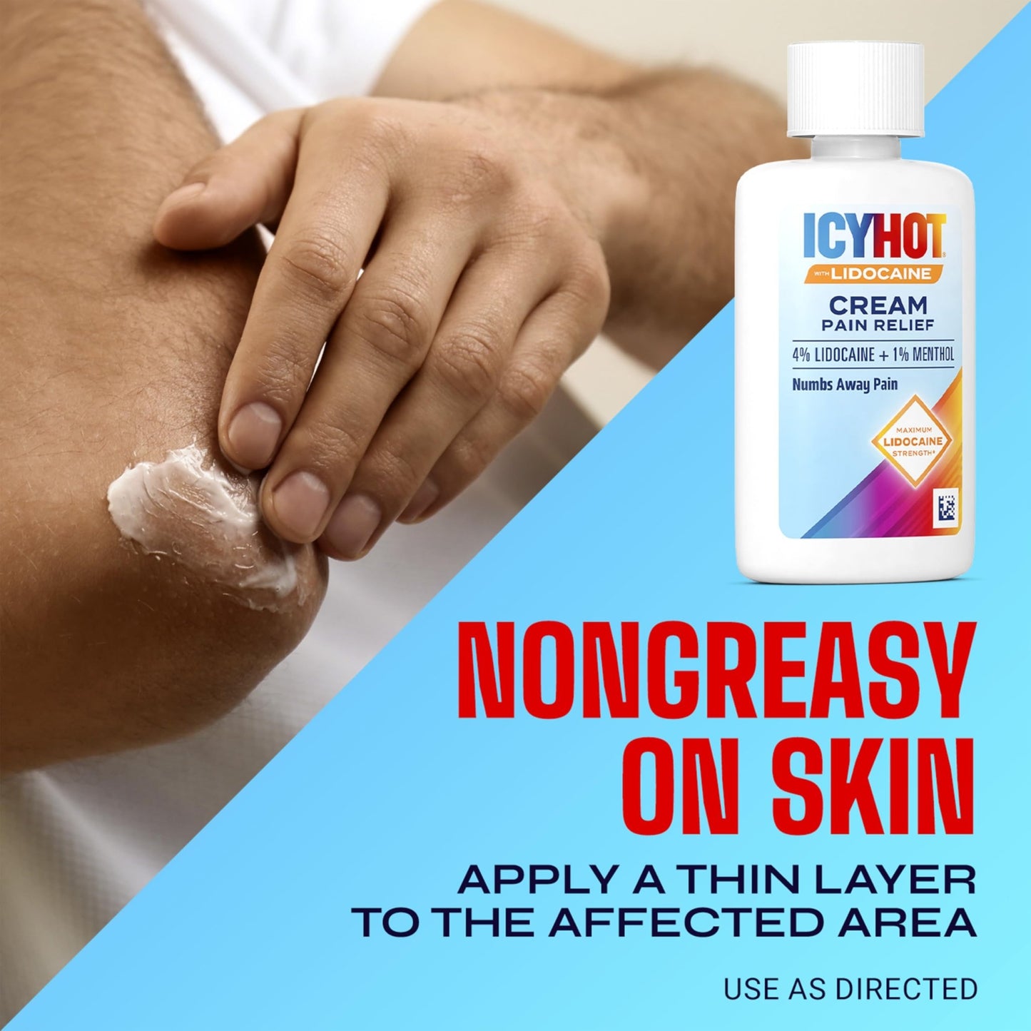 Icy Hot Max Strength Pain Relief Cream with Lidocaine Plus Menthol, 2.7 Ounces - dailyvitalstore