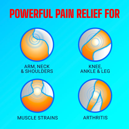 Icy Hot Original Pain Relief Patch, Medium Size Fabric Patches for Arm, Neck and Leg with Menthol 5%, Ice and Heat Contrast Therapy for Backaches, Joints, Muscle Strains and Arthritis, 5 ct. - dailyvitalstore