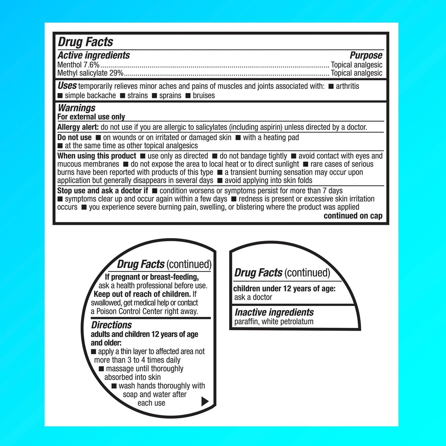 Icy Hot Original Pain Relieving Balm 3.5 oz (pack of 4) - dailyvitalstore