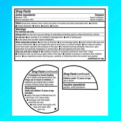 Icy Hot Original Pain Relieving Balm 3.5 oz (pack of 4) - dailyvitalstore