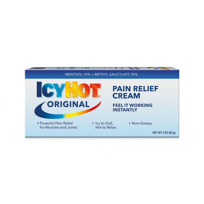 ICY HOT Pain Relieving Cream Extra Strength 3 oz ( Packs of 4) - dailyvitalstore
