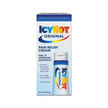 ICY HOT Pain Relieving Cream Extra Strength 3 oz ( Packs of 5) - dailyvitalstore