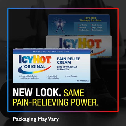 ICY HOT Pain Relieving Cream Extra Strength 3 oz ( Packs of 5) - dailyvitalstore