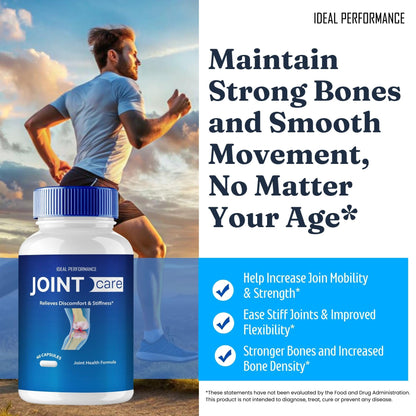 IDEAL PERFORMANCE Joint Care Support Capsules, JointCare Supplement Pills All Natural Formula to Fortify Bones & Bolster Flexibility - Maximum Strength, Joint Care Support Reviews (5 Pack) - dailyvitalstore