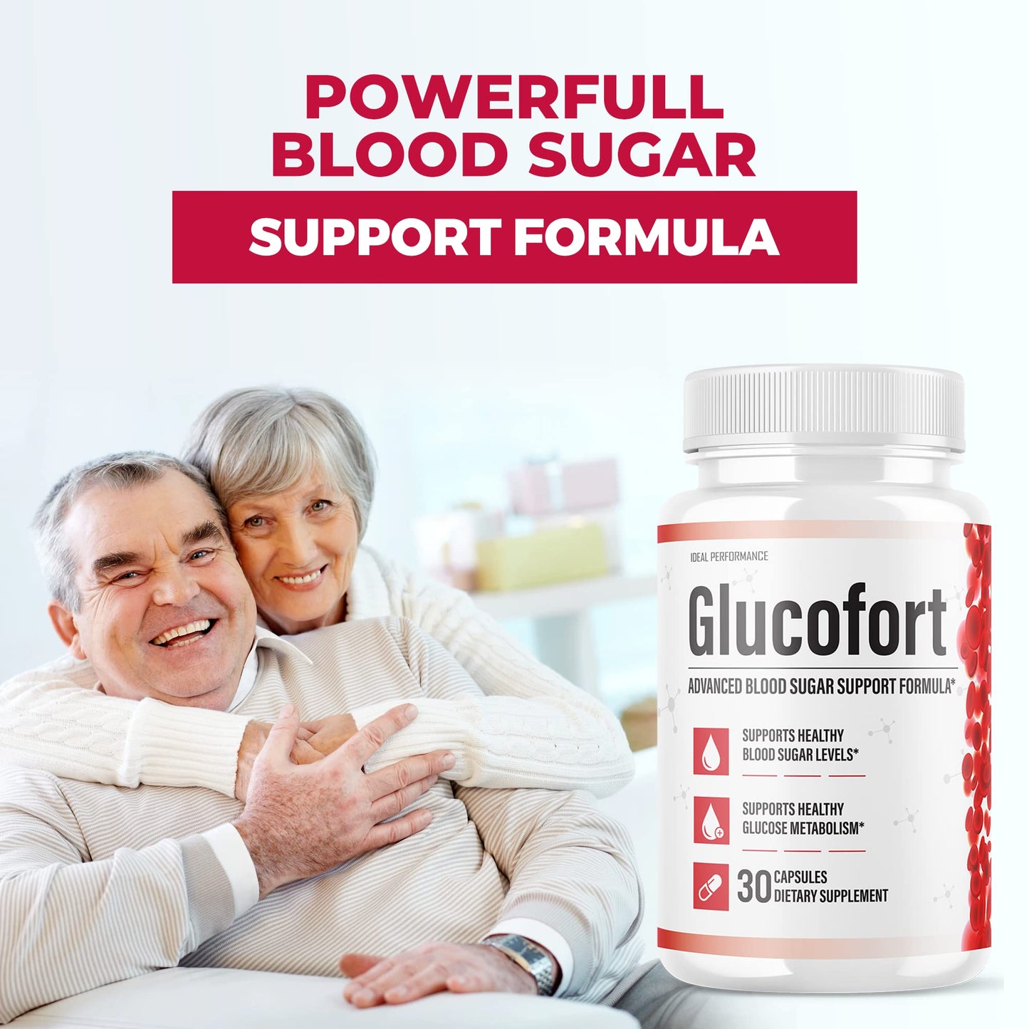 IDEAL PERFORMANCE (Official) Glucofort Supplement Support Formula (3 Pack) - dailyvitalstore