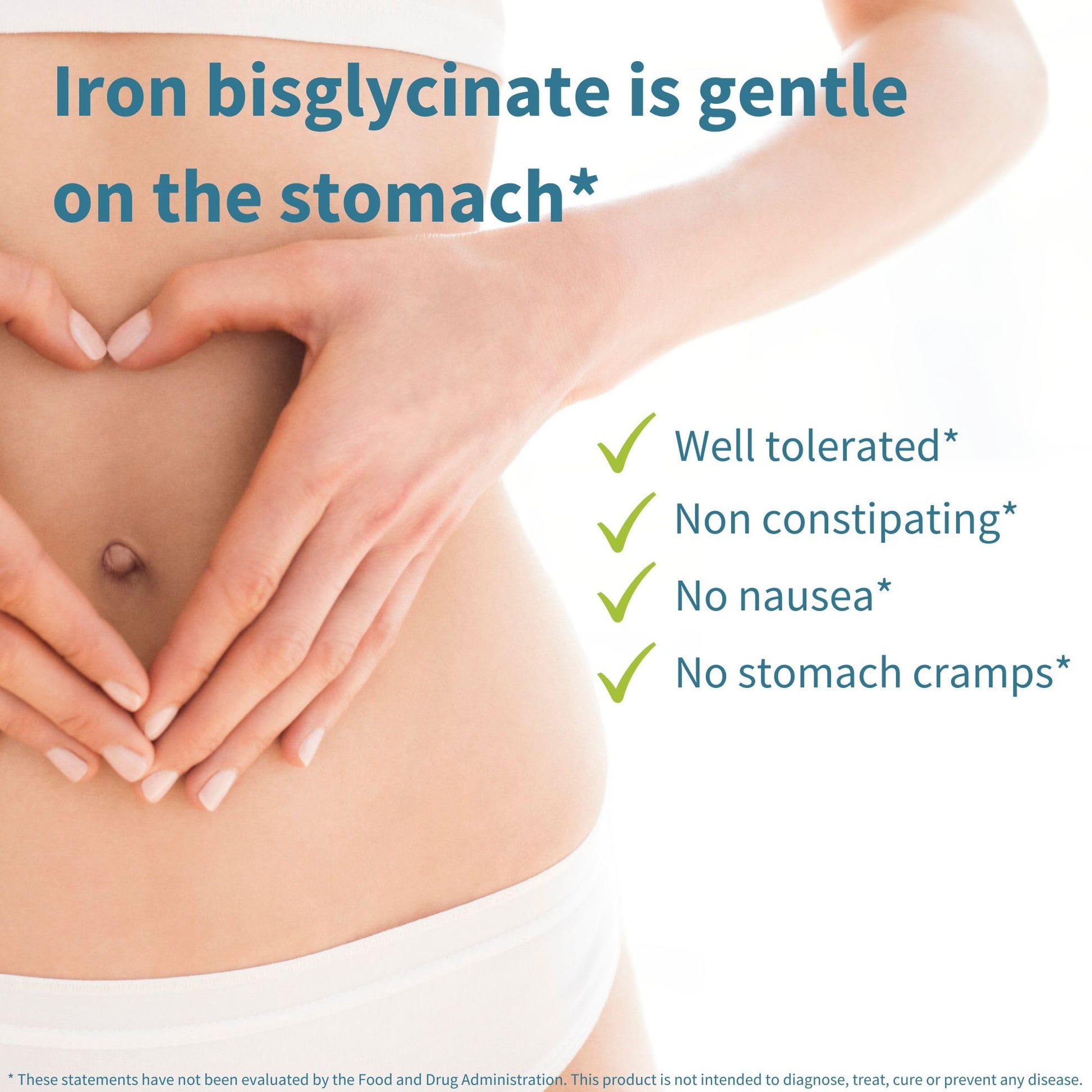 Igennus Clean Iron Bisglycinate 20mg, Vitamin C, 6 Month Supply, Gentle Chelated High Absorption Formula & Targeted Release Ferrous Bisglycinate - dailyvitalstore
