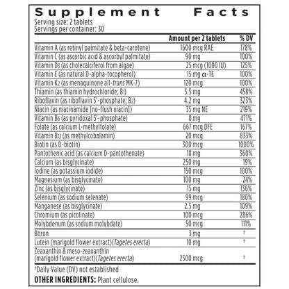 Igennus Methylated Women's 50+ Multivitamin with Calcium & Magnesium, Pure & Clean, All-Day Nutrient Delivery with High-Strength B-Vitamins - dailyvitalstore