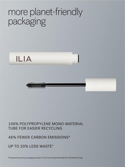 ILIA - Limitless Lash Mascara | Lightweight, Nourishing, Lengthening, Lifting | Flake + Smudge-Resistant | Non-Toxic, Cruelty-Free, Ophthalmologist-Tested, Safe For Sensitive Eyes (Soft Black) - dailyvitalstore