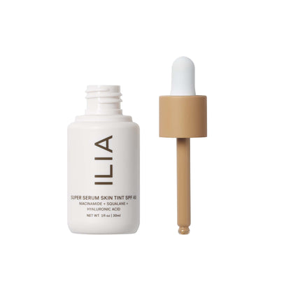 ILIA - Super Serum Skin Tint SPF 40 | Non-Comedogenic, Vegan, Lightweight to Help Against Blue Light, + Pollution while Hydrating, Smoothing, + Refining (Paloma ST9, 1 fl oz | 30 ml) - dailyvitalstore